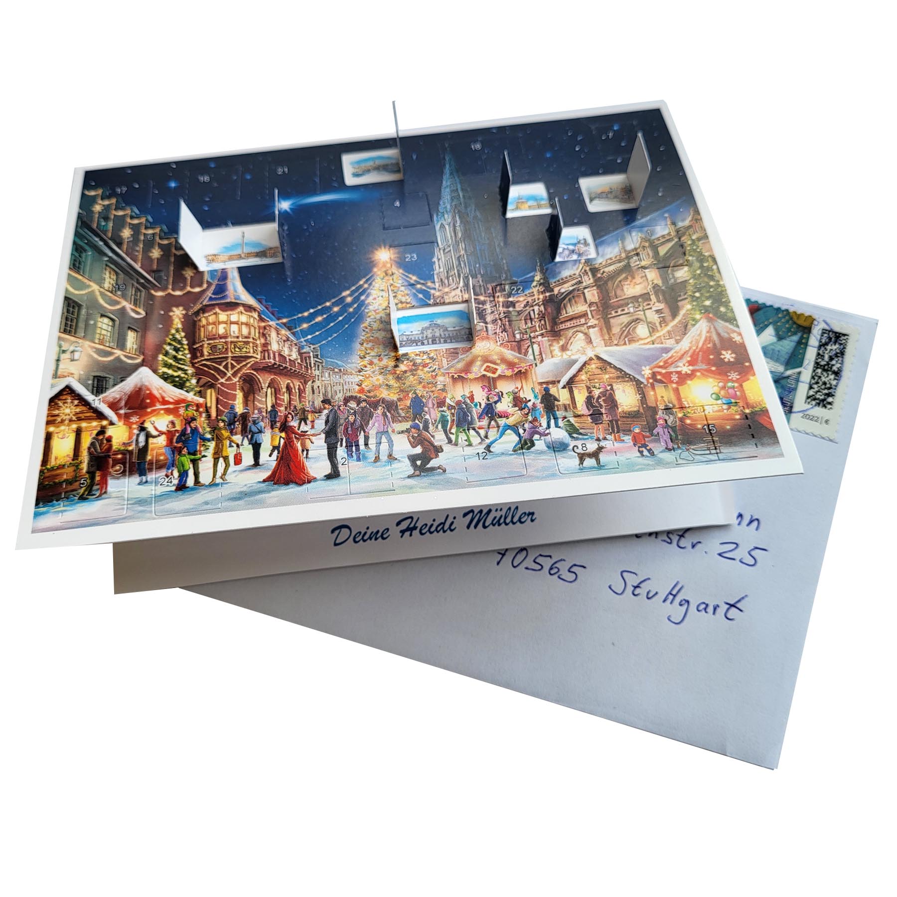 sellmer-verlag-postkarten-adventskalender-freiburger-m-nster-a6 image 2