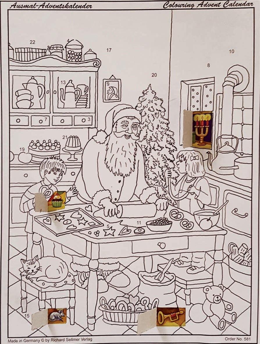 sellmer-verlag-ausmal-adventskalender-backen-mit-dem-weihnachtsmann image 3