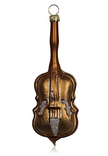 lauschaer-glas-christbaumschmuck-bassgeige-haselnuss-matt-mundgeblasen image 7