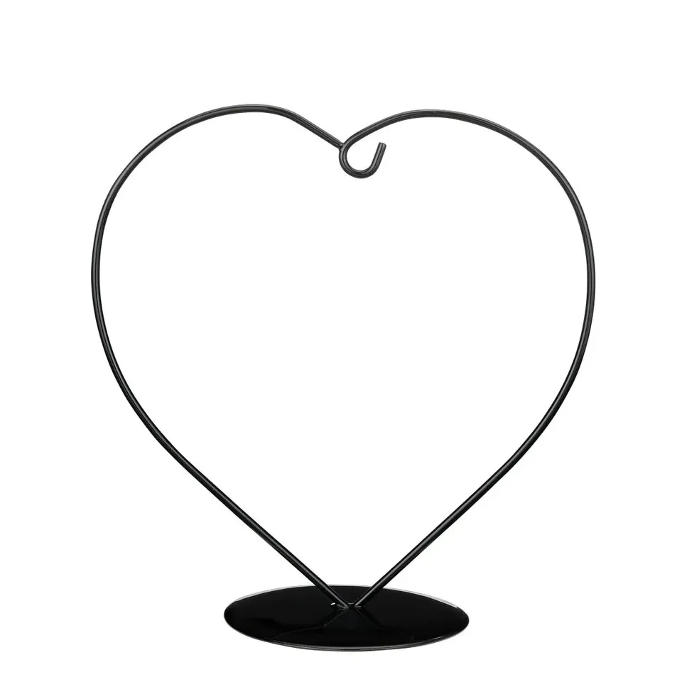 inge-glas-ornamentst-nder-schwarz-metall-16-5-cm image 1