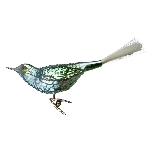 inge-glas-gr-nschnabel-glas-vogel-baumanh-nger-11-5-cm image 1