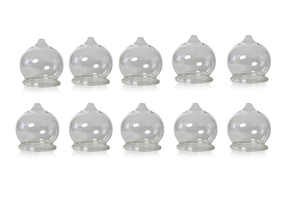 lauschaer-glas-schr-pfgl-ser-10er-set-kugel-ca-60mm-mundgeblasen-klar image 1