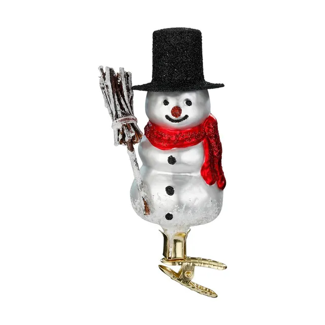 inge-glas-freundlicher-schneemann-10-5-cm-glas-figur-wei image 1
