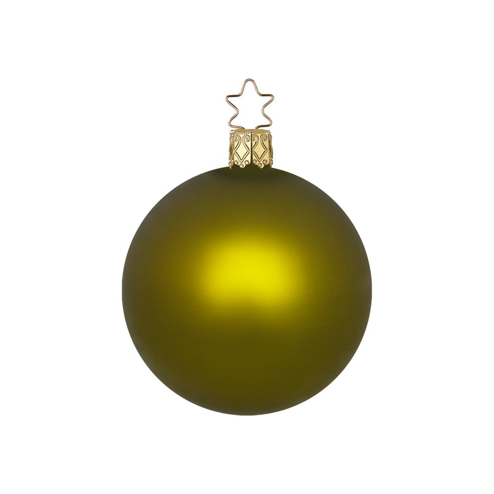 inge-glas-kugel-efeu-matt-12-cm-christbaumkugel-aus-glas image 1