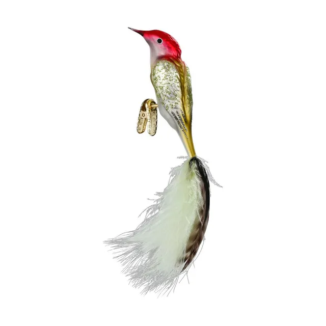 inge-glas-gr-nspecht-11-5-cm-glas-vogel-baumanh-nger image 1