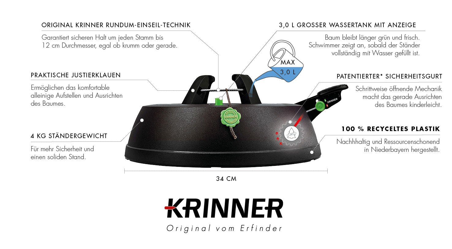 krinner-green-line-comfort-grip-s-christbaumst-nder-2-3-m image 6