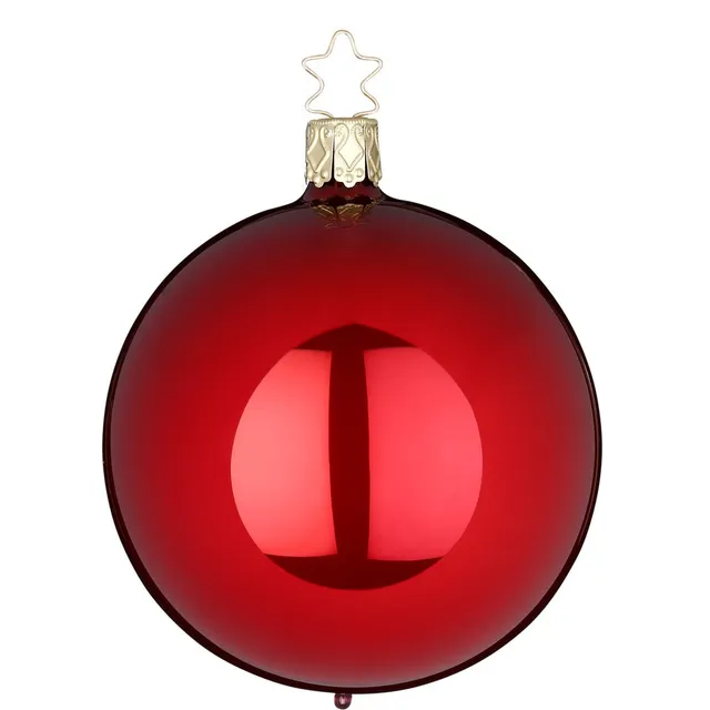 inge-glas-kugel-imperialrot-opal-christbaumkugel-15-cm image 1