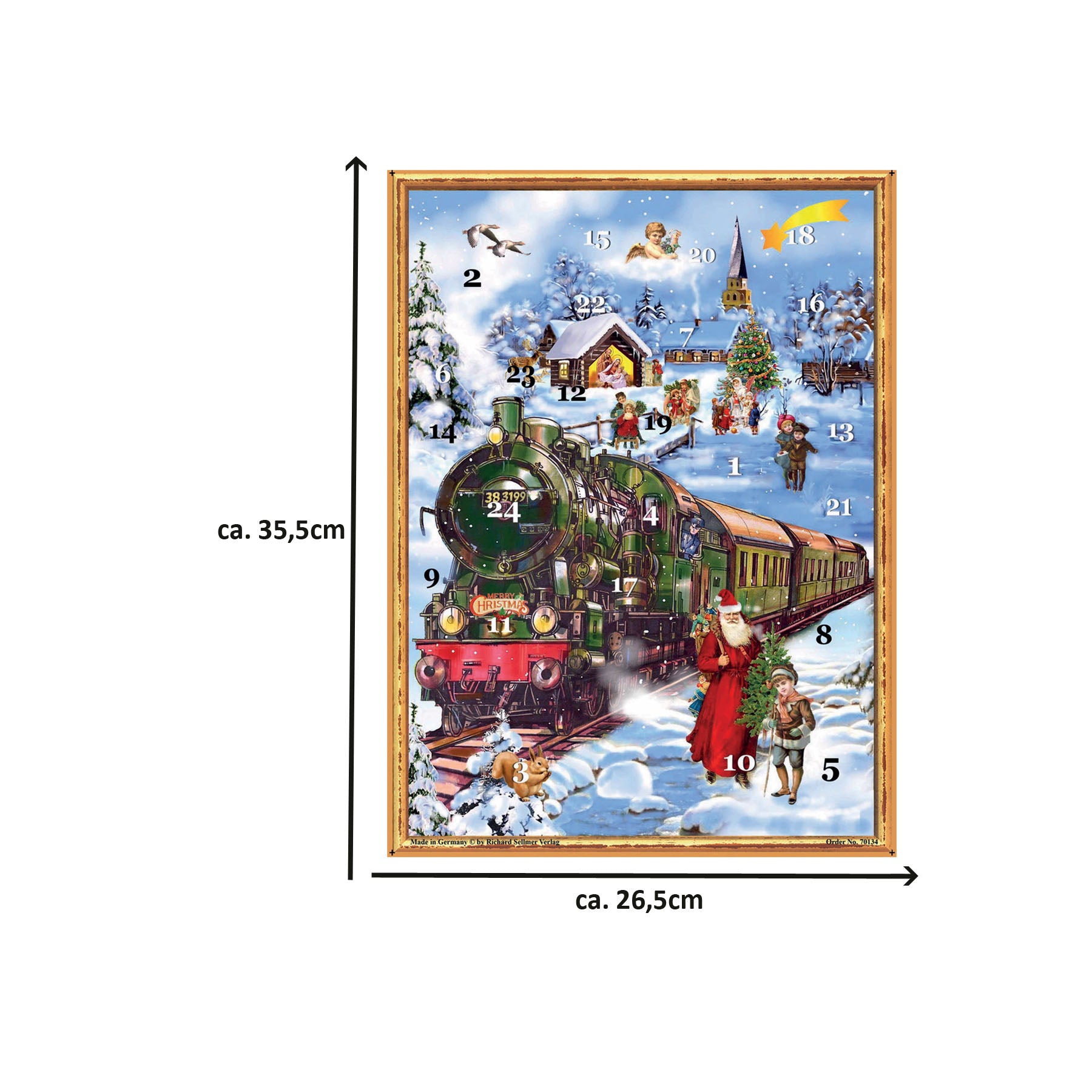 sellmer-verlag-adventskalender-eisenbahn-im-schnee-gro-format-hochformat-mit-gli image 5