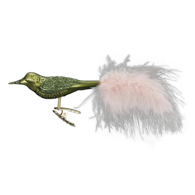 inge-glas-liebliches-zwitschern-vogel-figur-10-cm-gr-n image 1