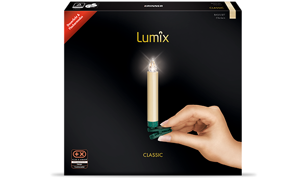 krinner-lumix-classic-basis-ersatzkerzenset-10x-led-elfenbein image 1