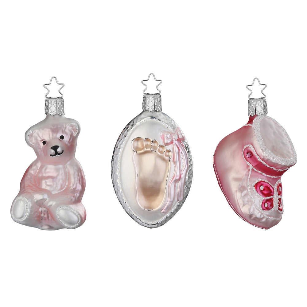 inge-glas-willkommen-baby-rosa-glas-set-8-cm-3-st-ck image 1