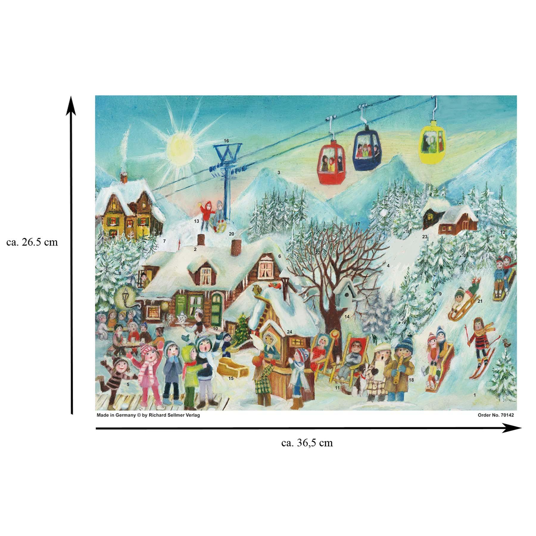 sellmer-verlag-adventskalender-im-skigebiet-bergwinter-gro-format image 5
