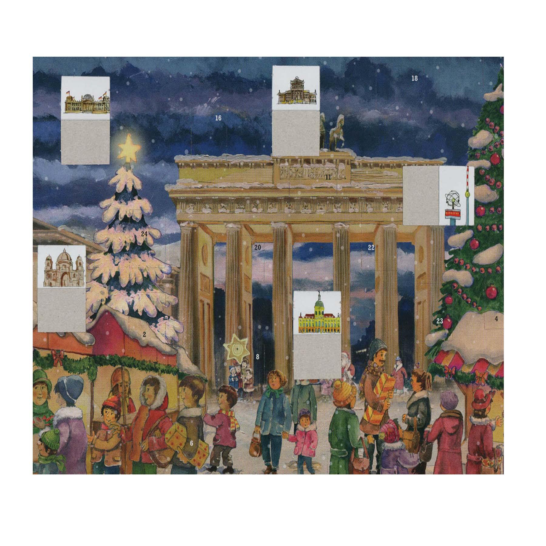 sellmer-verlag-adventskalender-brandenburger-tor-a3-mit-glimmer image 3