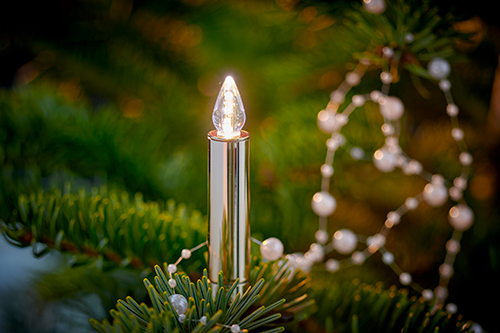 krinner-lumix-superlight-pearls-gold-mini-basis-led-kerzen image 7