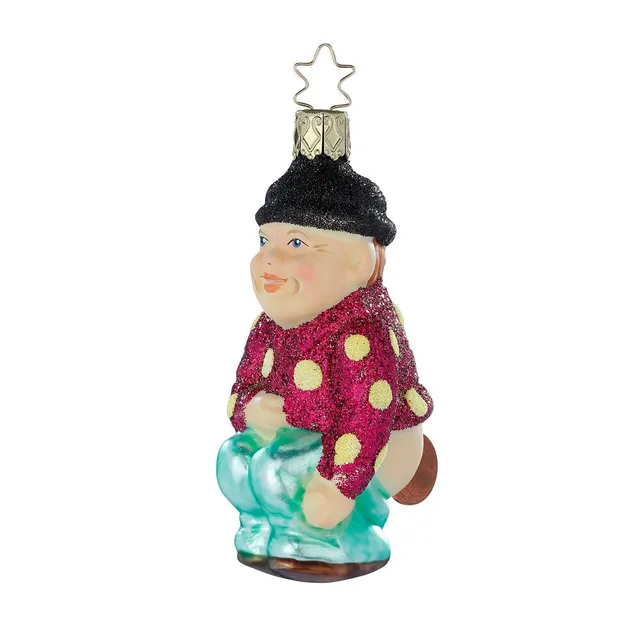 inge-glas-geldschei-erle-glas-anh-nger-pink-10-cm image 1