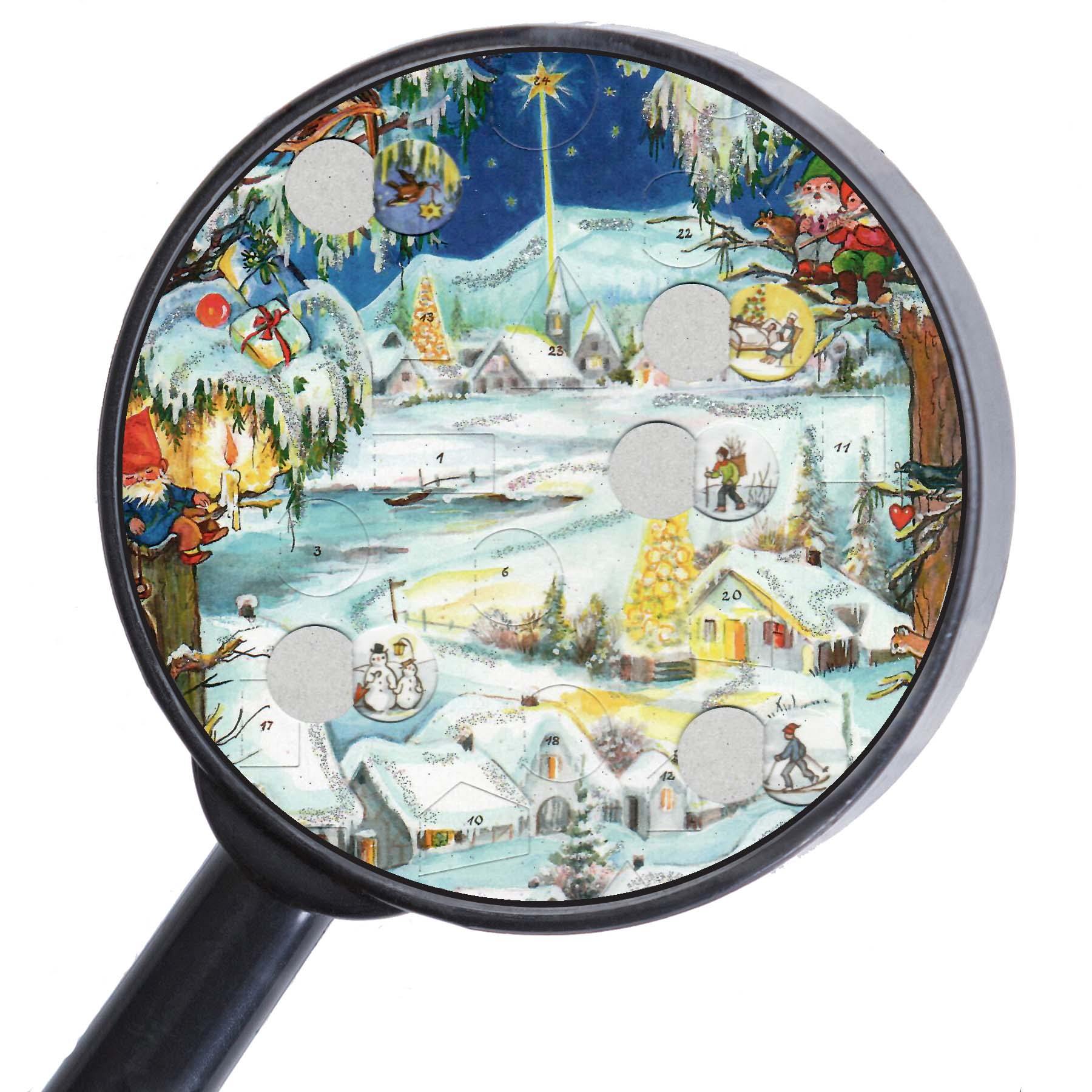 sellmer-verlag-adventskalender-a4-winterliches-dorf-papier image 4