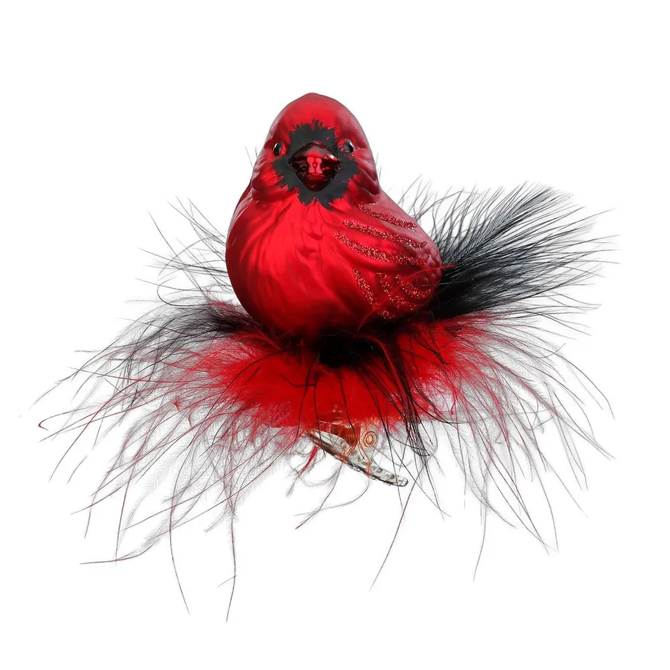 inge-glas-roter-kardinal-christbaumschmuck-vogel-aus-glas-7-cm image 1