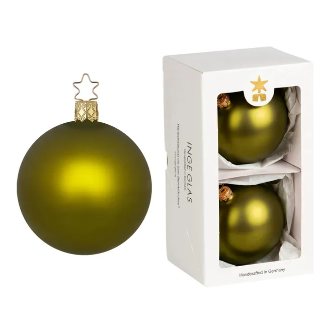 inge-glas-kugeln-efeu-matt-christbaumkugeln-10-cm image 1