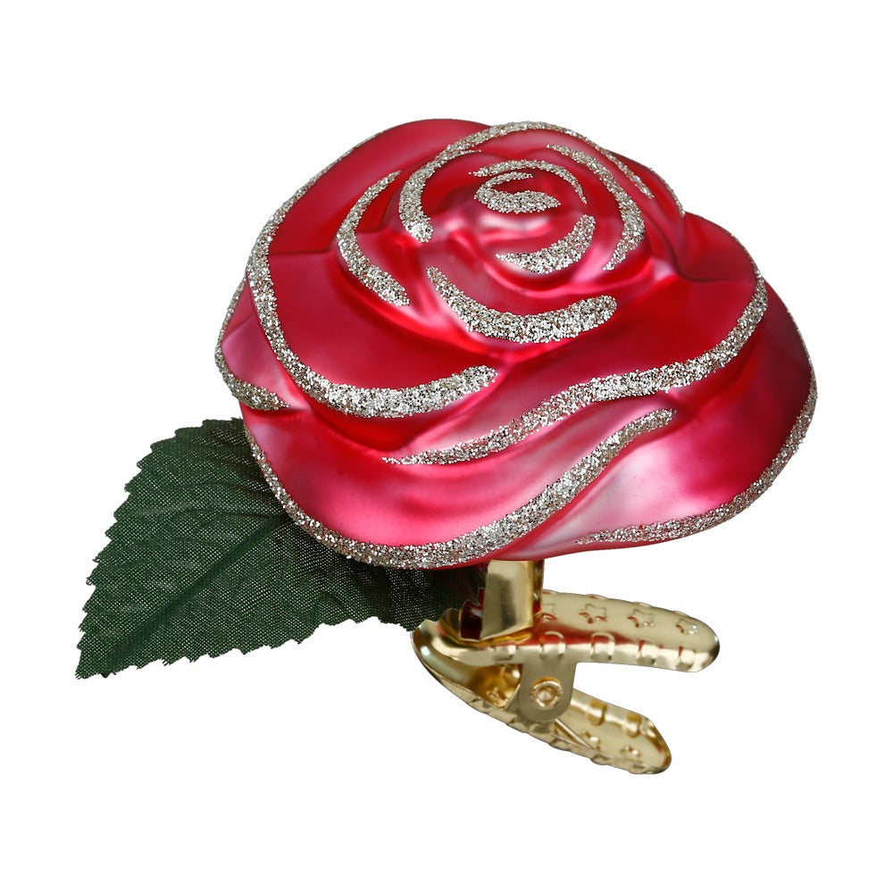 inge-glas-rose-glasbl-te-5-cm-dunkelrosa image 1