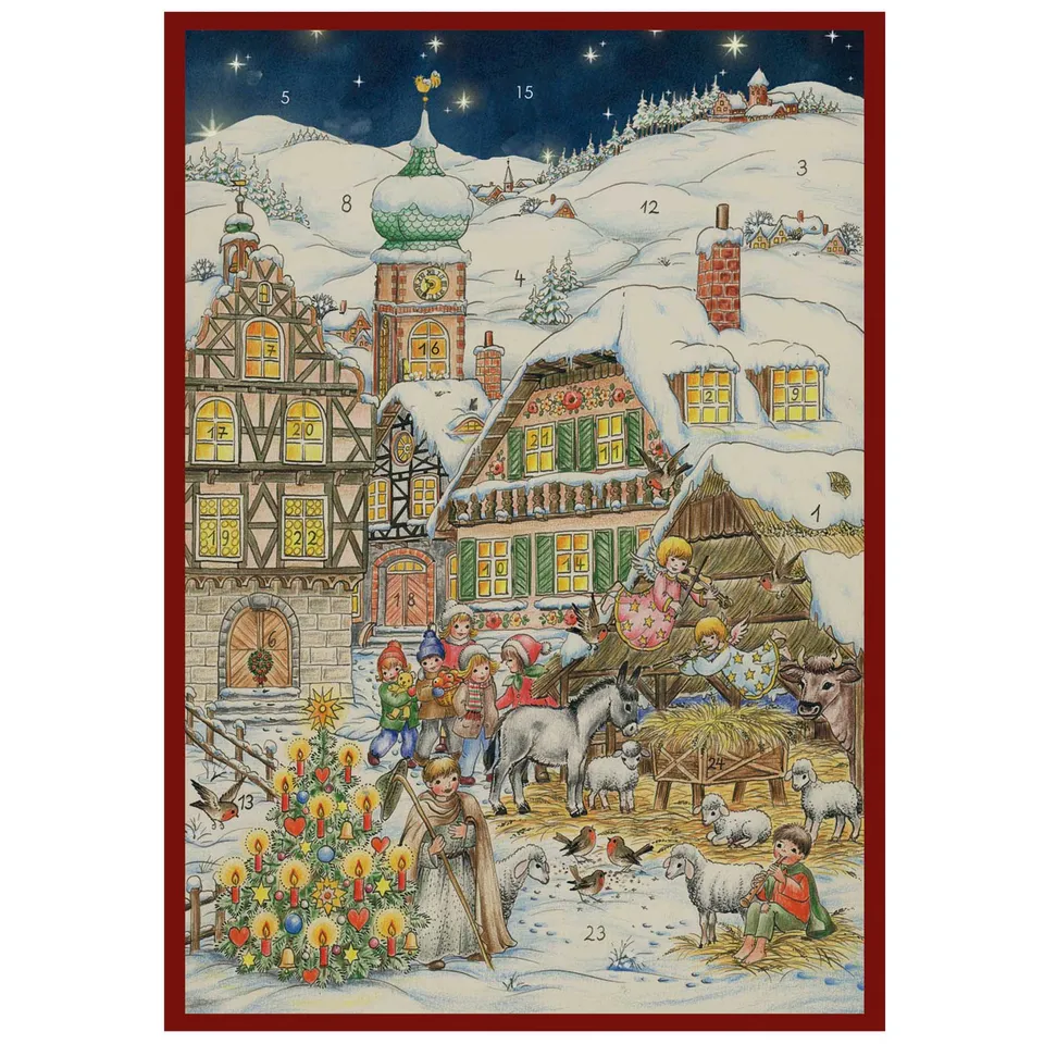 sellmer-verlag-adventskalender-a4-weihnachten-in-den-bergen-hochformat image 1