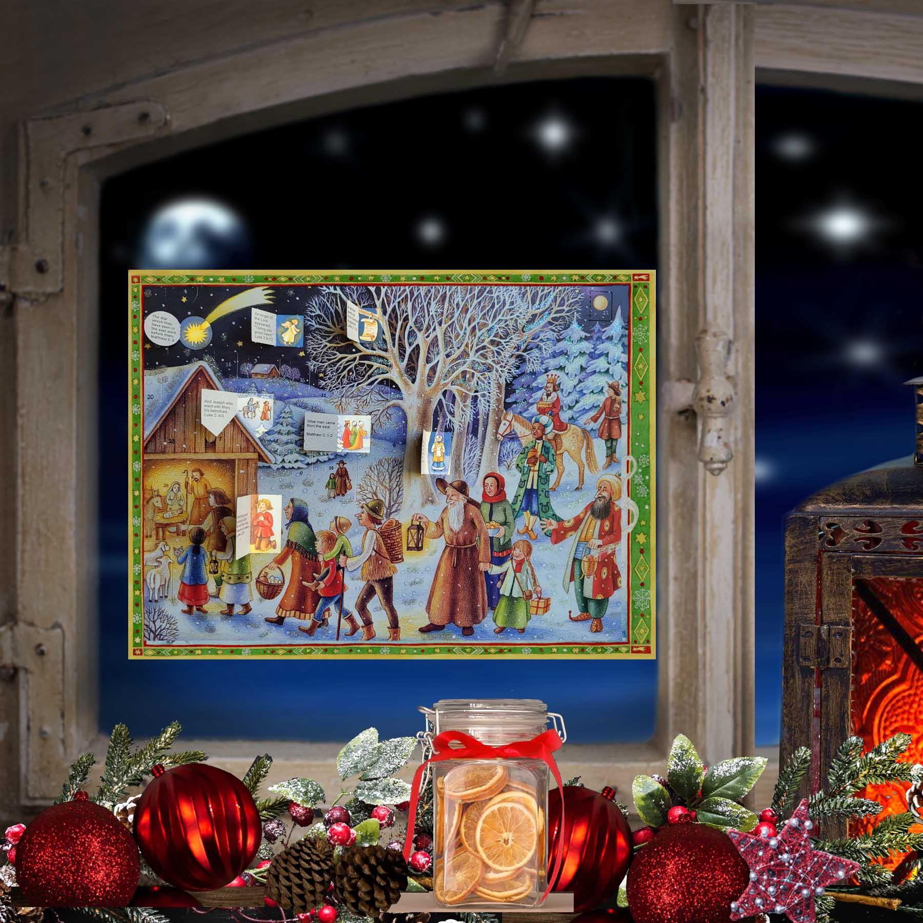 sellmer-verlag-adventskalender-kommt-seht-den-stall-gro-format-christlich image 2