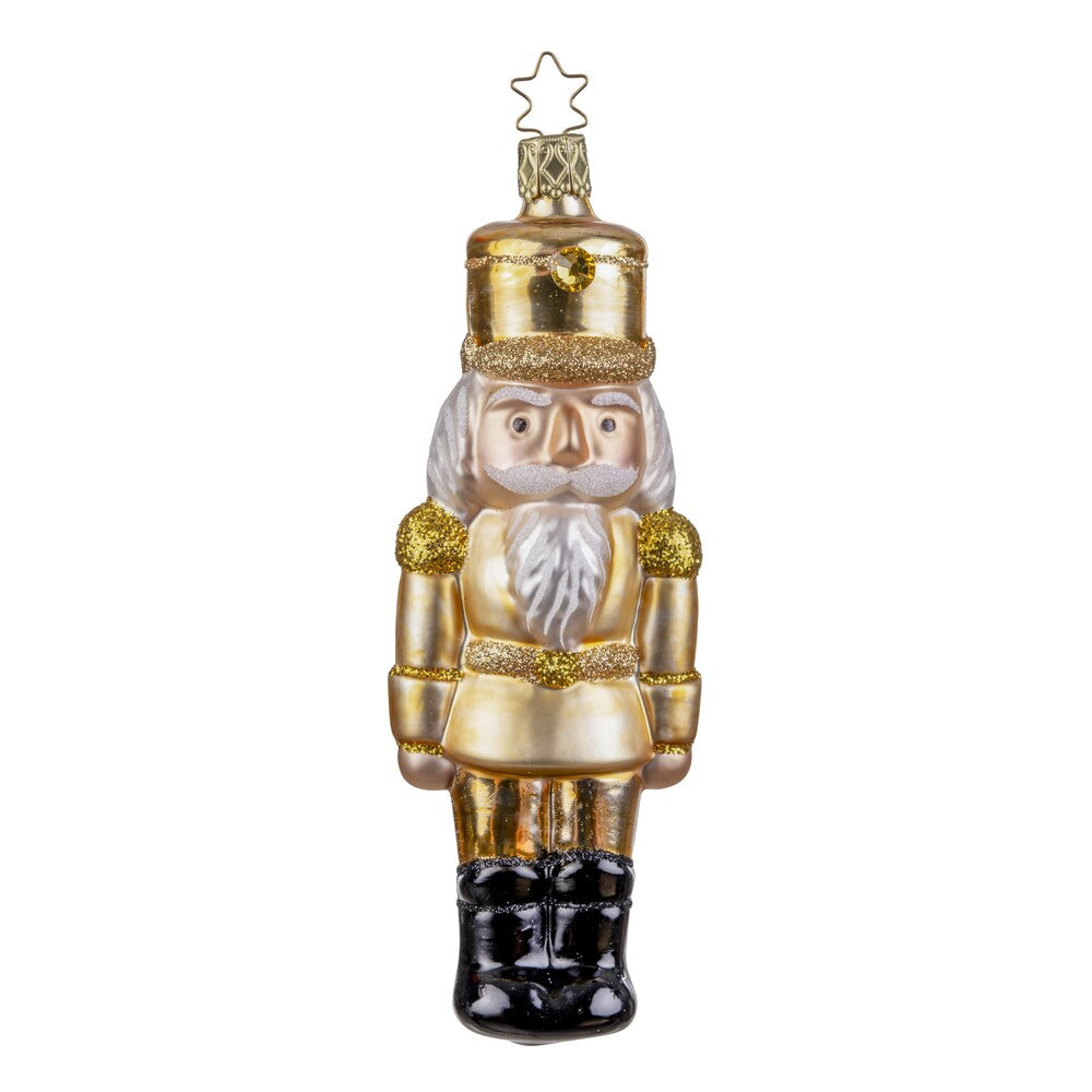 inge-glas-goldener-nussknacker-glasanh-nger-15-cm image 1