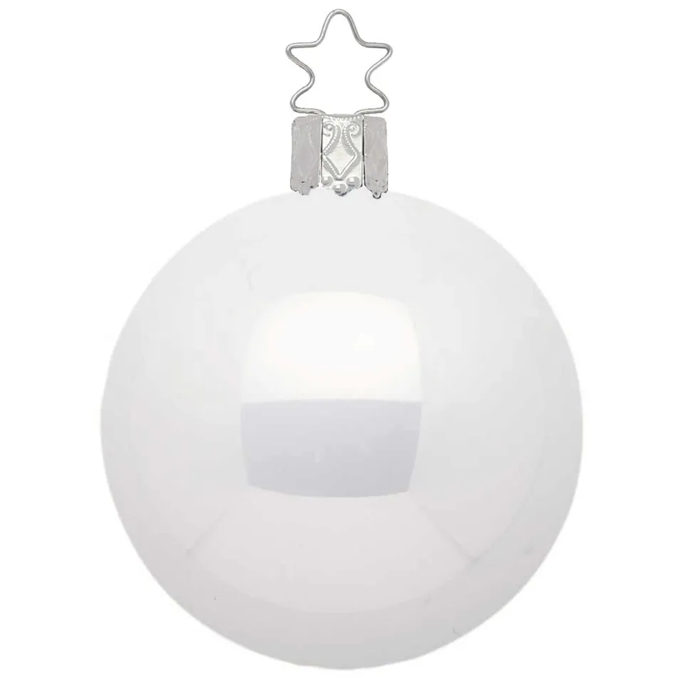 inge-glas-kugel-porzellanwei-opal-glas-15-cm image 1