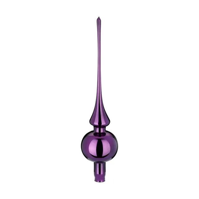 inge-glas-spitze-royalviolett-glanz-7-x-30-cm-baumspitze image 1