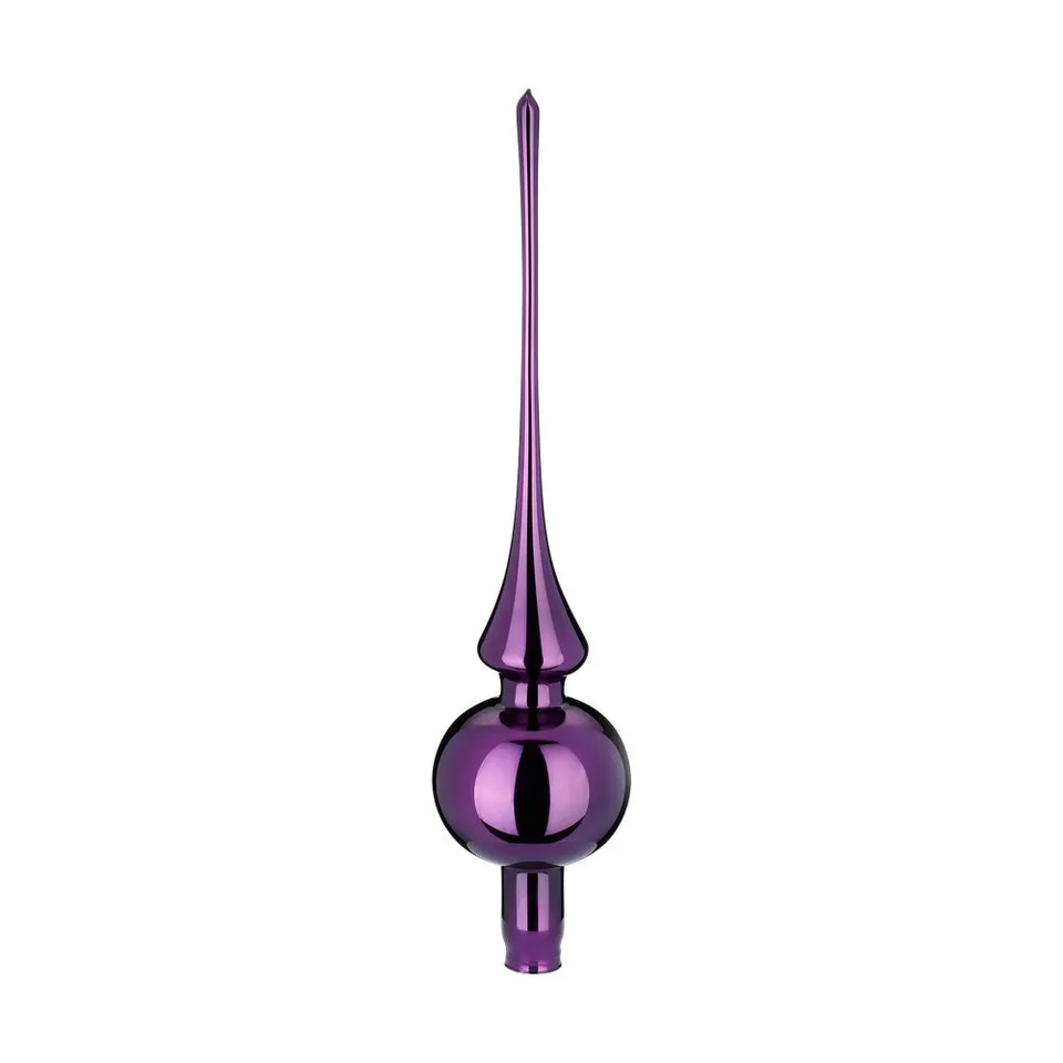 inge-glas-spitze-royalviolett-glanz-7-x-30-cm-baumspitze image 1