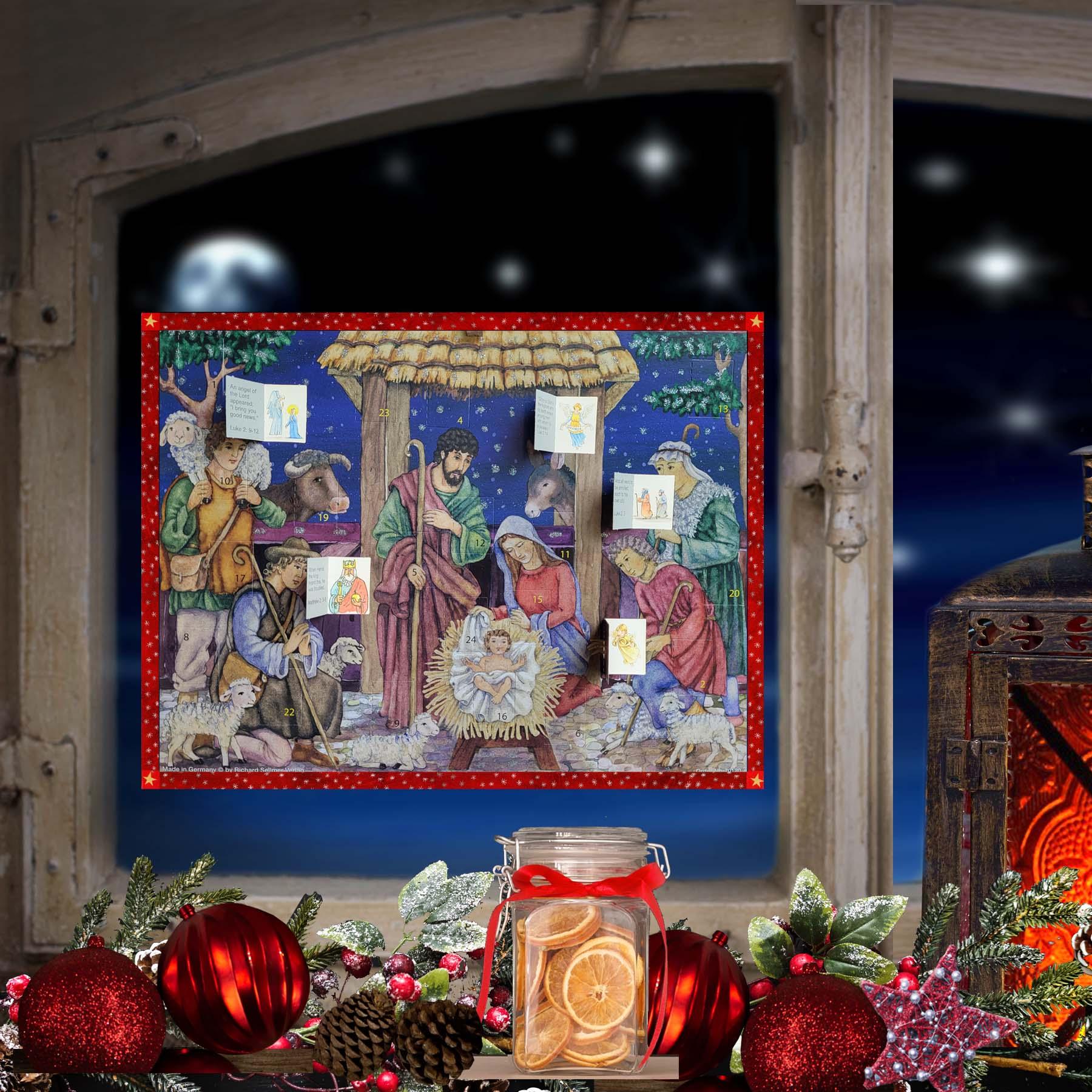 sellmer-verlag-adventskalender-der-heiland-ist-geboren-gro-format image 2