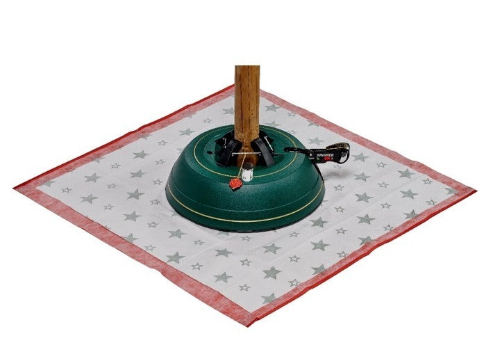 krinner-christbaum-unterlegdecke-rot image 1