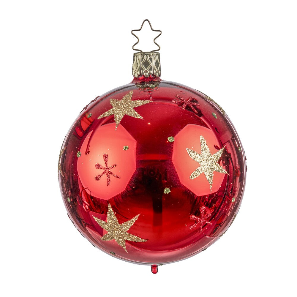 inge-glas-sternenhimmel-christbaumkugel-glas-rot-8-cm image 1