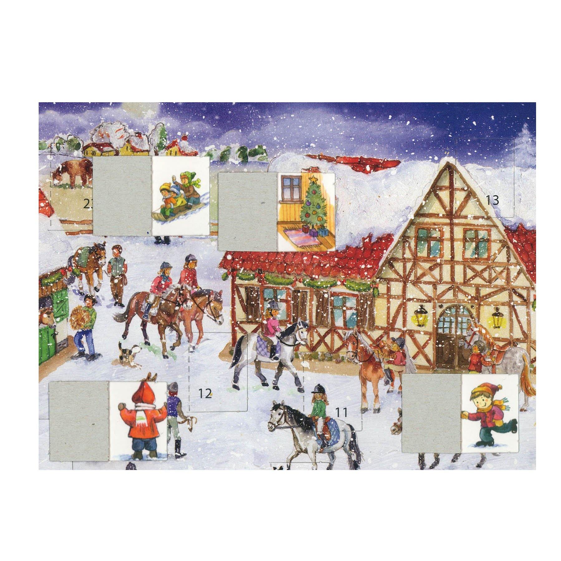sellmer-verlag-adventskalender-weihnachten-auf-dem-ponyhof-grossformat-26-5-x-35 image 3