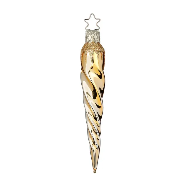 inge-glas-eiszapfen-anh-nger-12-cm-gold image 1