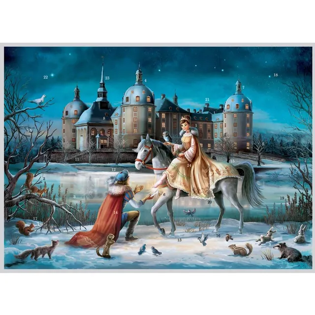 sellmer-verlag-adventskalender-moritzburg-a3-querformat image 1