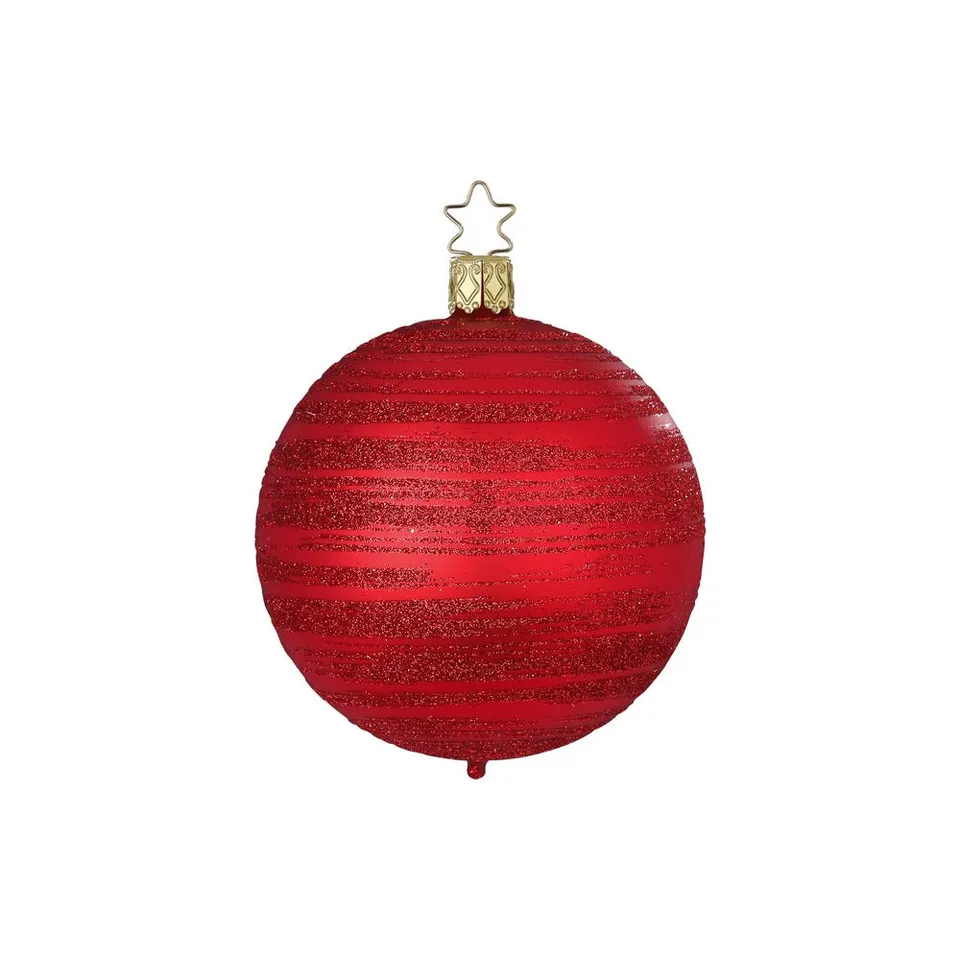inge-glas-raureif-christbaumkugel-rot-6-cm image 1