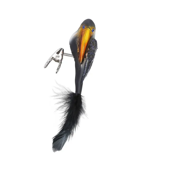 inge-glas-tukan-8-5-cm-glas-vogelfigur-schwarz image 1