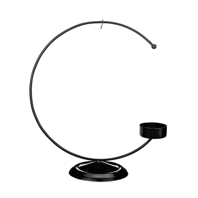 inge-glas-ornamentst-nder-schwarz-20-cm-metallst-nder-f-r-glasornamente image 1