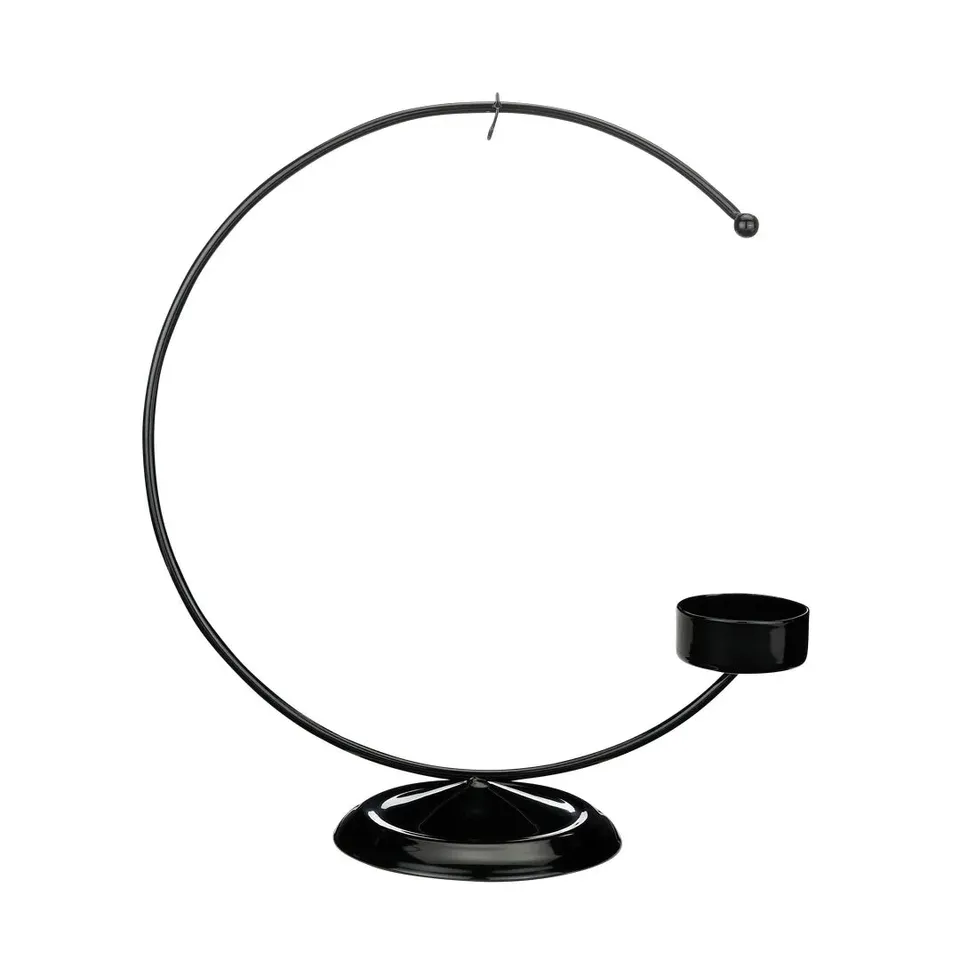inge-glas-ornamentst-nder-schwarz-20-cm-metallst-nder-f-r-glasornamente image 1