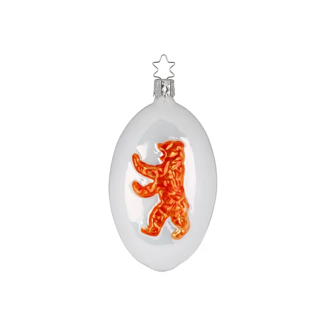 inge-glas-relief-berliner-b-r-glas-anh-nger-orange-11-cm image 1