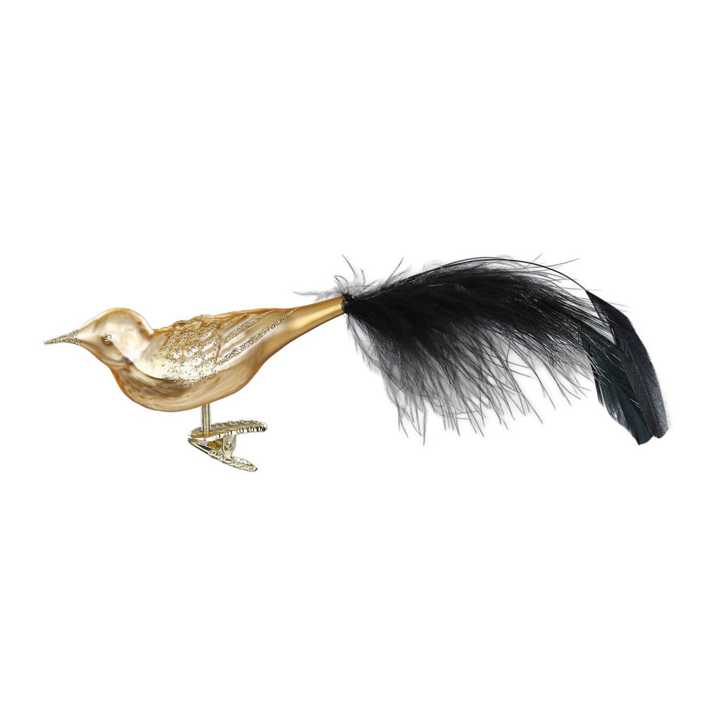 inge-glas-festliches-zwitschern-glas-vogel-anh-nger-11-cm-gold image 1