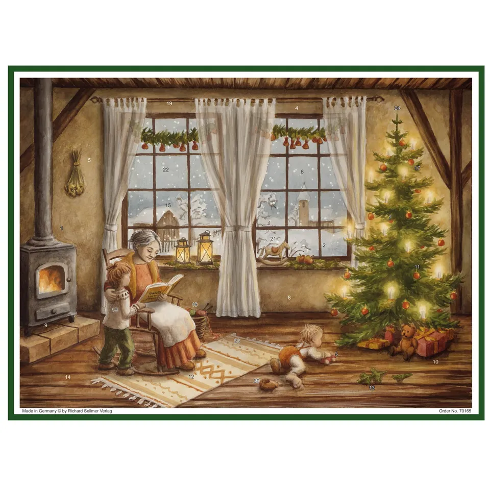 sellmer-verlag-adventskalender-die-gro-mutter-in-der-guten-alten-stube image 1