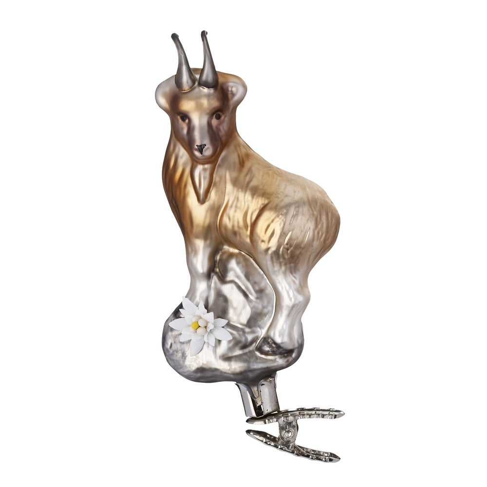 inge-glas-gemse-christbaumfigur-glas-grau-12-cm image 1