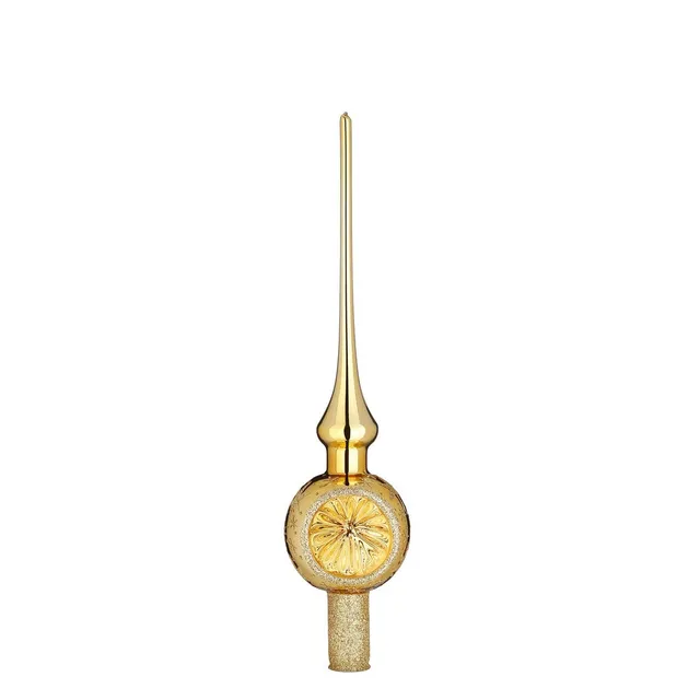 inge-glas-sternenhimmel-christbaumspitze-30-cm-inkagold-glanz image 1