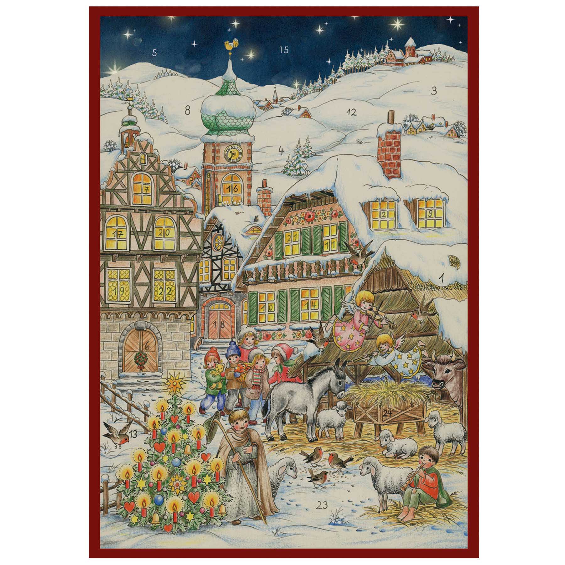 sellmer-verlag-adventskalender-a4-weihnachten-in-den-bergen-hochformat image 1