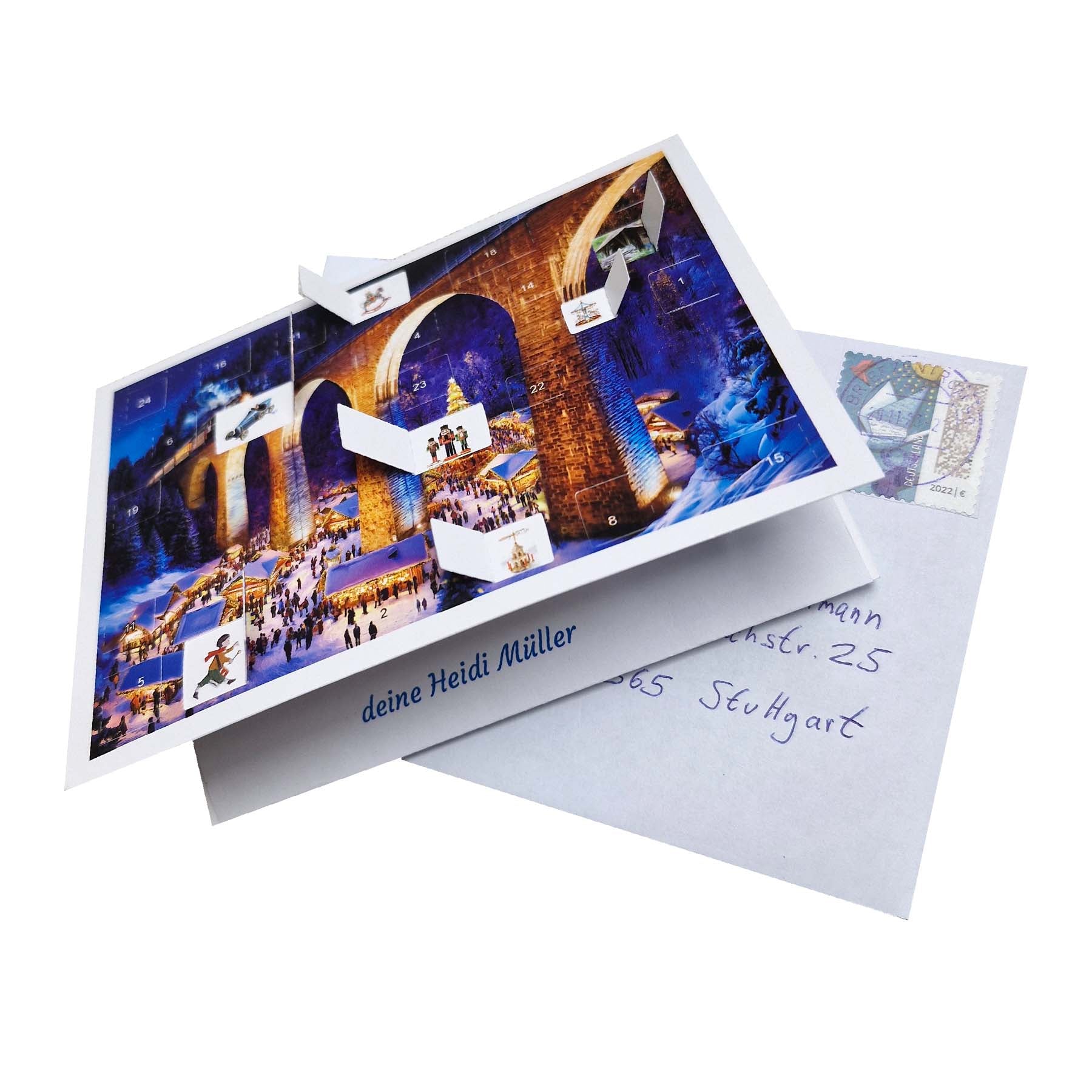 sellmer-verlag-mini-adventskalender-budenzauber-unterm-eisenbahnviadukt image 2