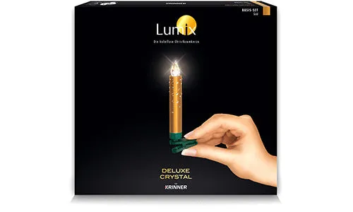 krinner-lumix-deluxe-crystal-gold-basis-led-kerzen-10er-mit-swarovski image 1