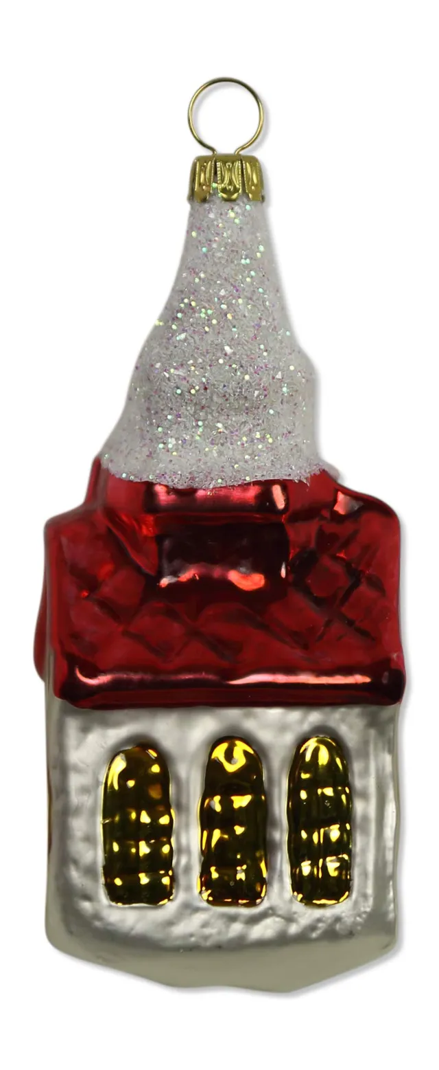 lauschaer-glas-christbaumschmuck-kirche-wei-matt-rot image 1
