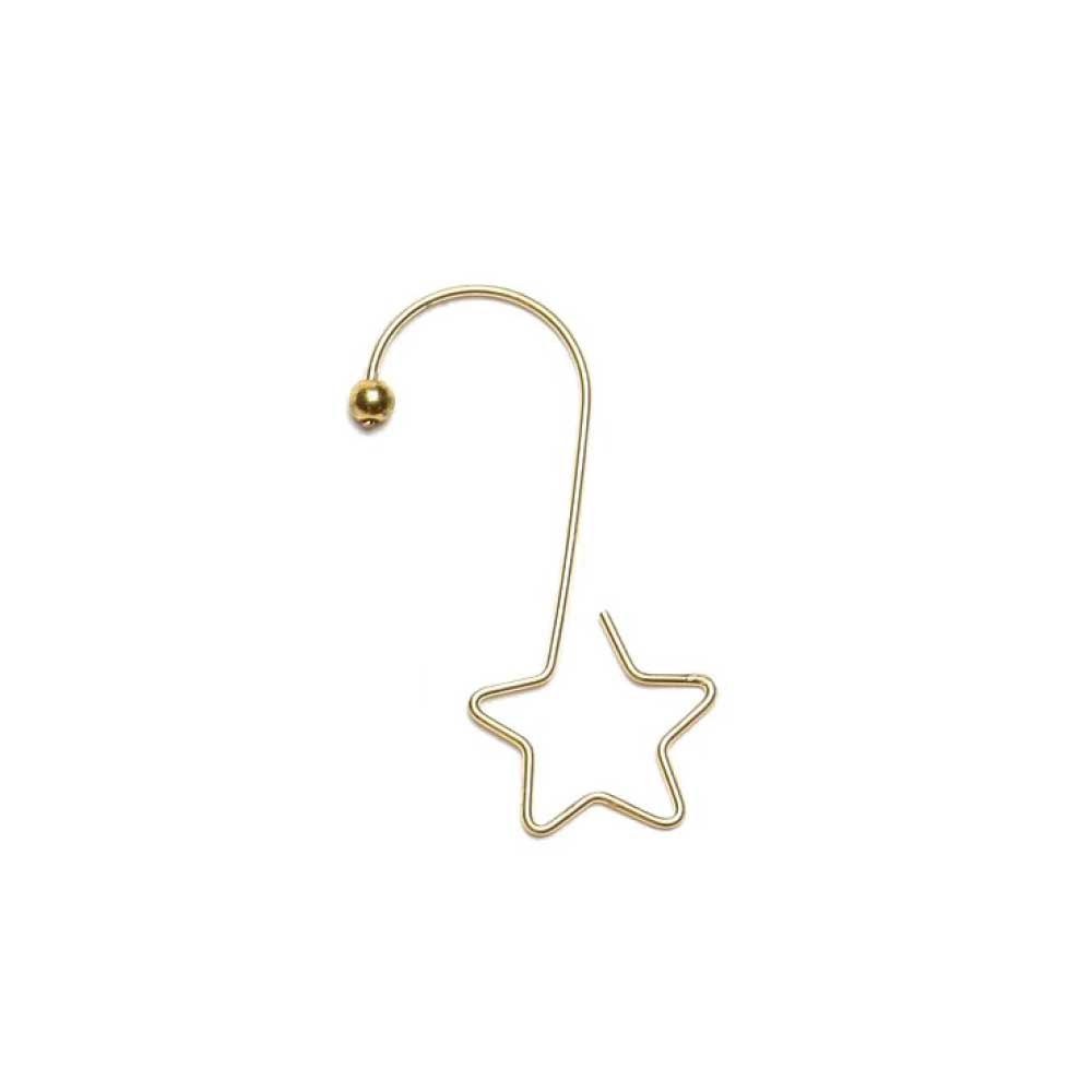 goodz-by-inge-s-haken-mit-stern-metall-gold-5-cm-36-st-ck image 1