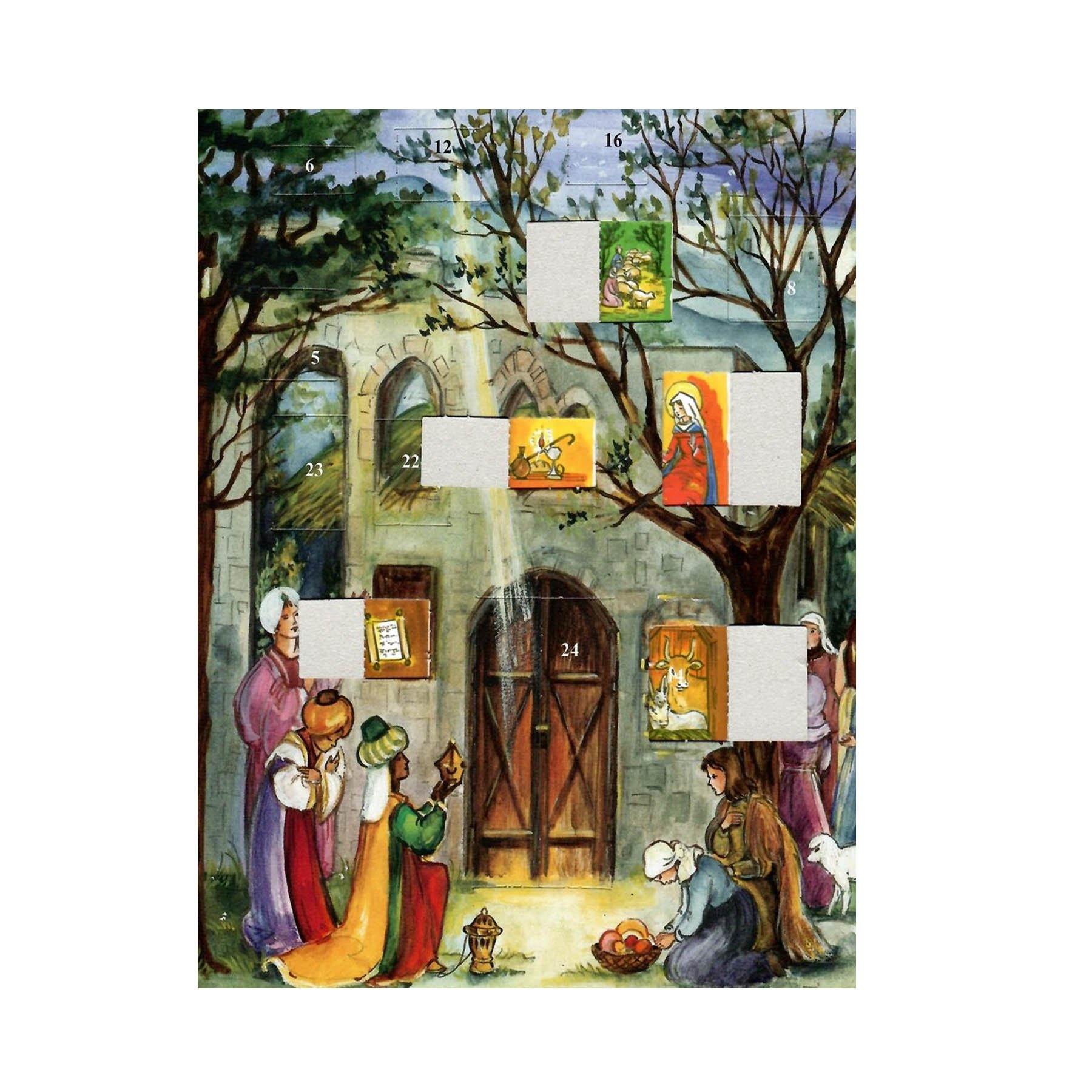 sellmer-verlag-adventskalender-a4-stall-von-bethlehem-papier-adventskalender-que image 3